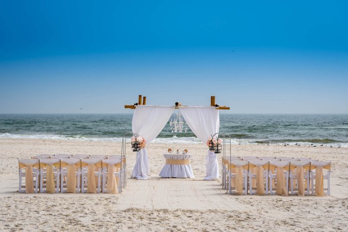 Beach wedding decor ideas